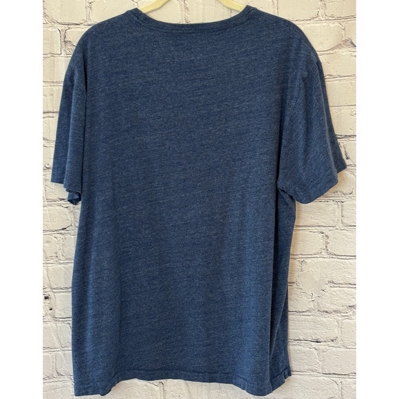 Polo Ralph Lauren Men’s Blue Heathered Jersey Pocket T-Shirt (Size L) - Picture 2 of 7